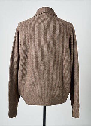 Gilet manches longues fermeture boutonnée sur le devant marron BLEND homme