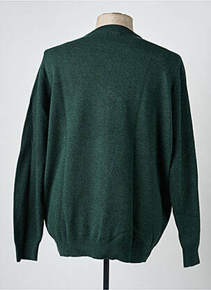 Pull col v manches longues vert GARCIA homme