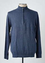 Pull stretch manches longues bleu GARCIA homme