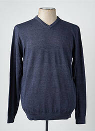 Pull col v manches longues bleu PETROL INDUSTRIES homme