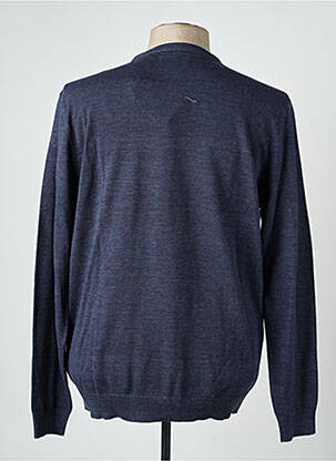 Pull col v manches longues bleu PETROL INDUSTRIES homme