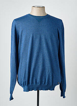 Pull stretch manches longues bleu BLEND homme
