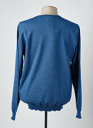 Pull stretch manches longues bleu BLEND homme