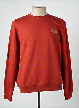 Sweat-shirt maille semi-opaque manches longues orange BLEND homme