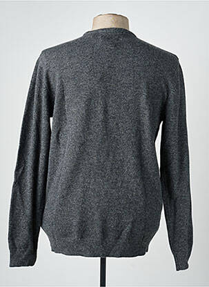 Pull stretch manches longues gris BLEND homme