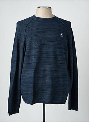 Pull stretch manches longues bleu GARCIA homme