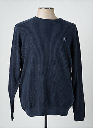 Pull stretch manches longues bleu GARCIA homme