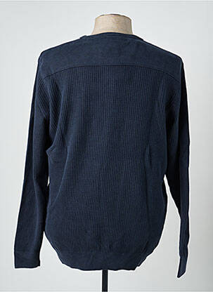 Pull stretch manches longues bleu GARCIA homme