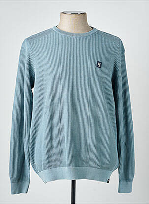 Pull stretch manches longues bleu GARCIA homme
