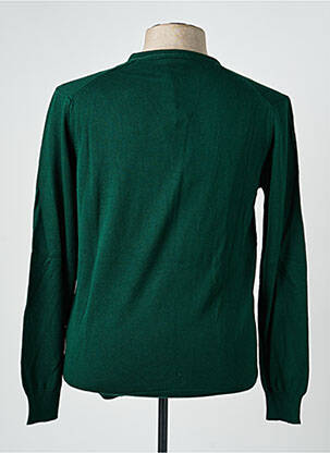 Pull manches longues manches longues vert RECYCLED ART WORLD homme