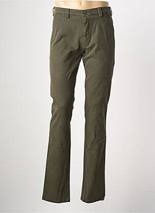 Pantalon chino stretch taille normale vert MEYER homme