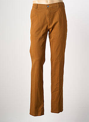 Pantalon chino stretch taille normale marron MEYER homme