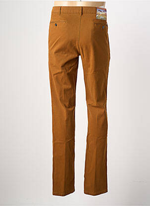 Pantalon chino stretch taille normale marron MEYER homme