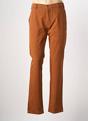 Pantalon chino stretch taille normale marron MEYER homme