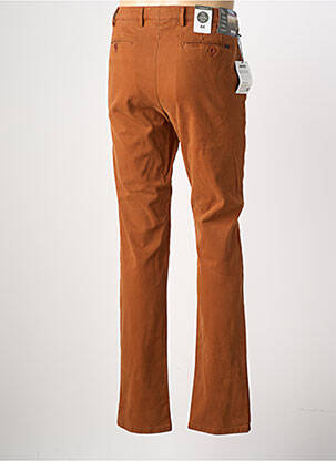Pantalon chino stretch taille normale marron MEYER homme