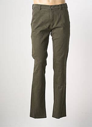 Pantalon chino stretch taille normale vert MEYER homme