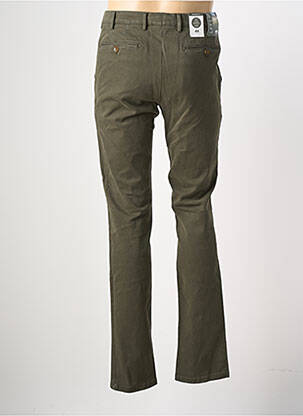 Pantalon chino stretch taille normale vert MEYER homme