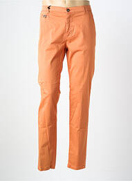 Pantalon chino stretch taille normale orange RECYCLED ART WORLD homme