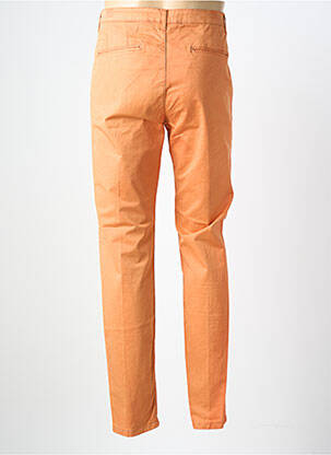 Pantalon chino stretch taille normale orange RECYCLED ART WORLD homme