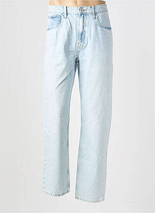 Jeans coupe droite fermeture zippée sous rabat boutonné taille normale bleu BLEND homme
