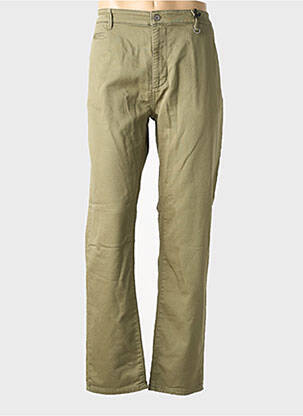 Pantalon chino stretch taille normale vert FREEMAN T.PORTER homme