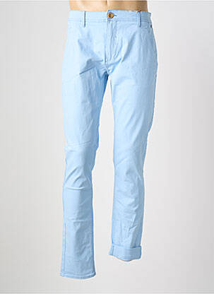 Pantalon chino stretch taille normale bleu BLEND homme