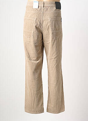 Pantalon droit tissage velours taille normale beige GARCIA homme