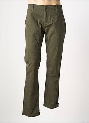 Pantalon chino stretch taille normale vert BLEND homme