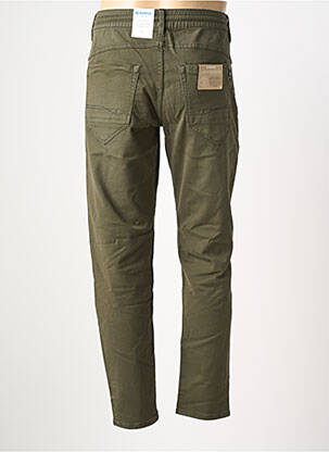 Pantalon droit stretch taille normale vert GARCIA homme