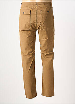 Pantalon droit stretch taille normale marron RECYCLED ART WORLD homme