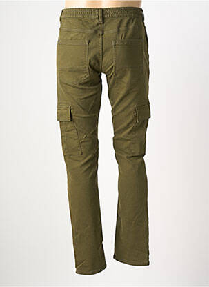 Pantalon cargo taille élastique taille normale vert BLEND homme