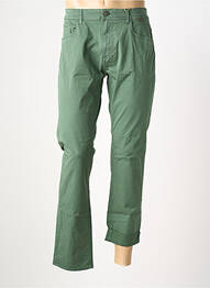Pantalon droit stretch taille normale vert BLEND homme