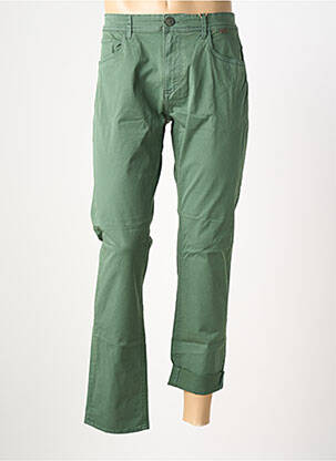 Pantalon droit stretch taille normale vert BLEND homme
