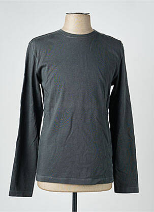 T-shirt coupe cintrée manches longues gris ECOALF homme