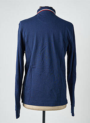 Polo manches longues manches longues bleu THE SURFCAR homme