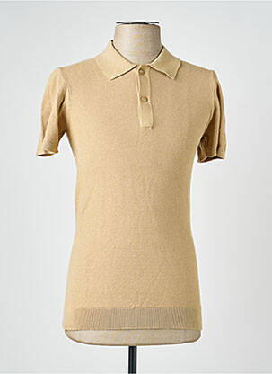 Pull maille fine manches courtes beige BLEND homme
