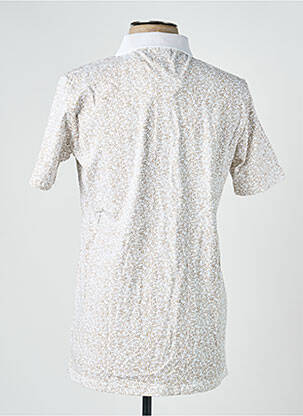 Polo tissage jersey manches courtes beige GARCIA homme