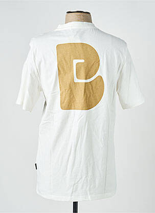 T-shirt coupe cintrée manches courtes beige BLEND homme