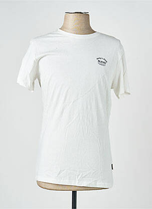 T-shirt coupe cintrée manches courtes beige BLEND homme