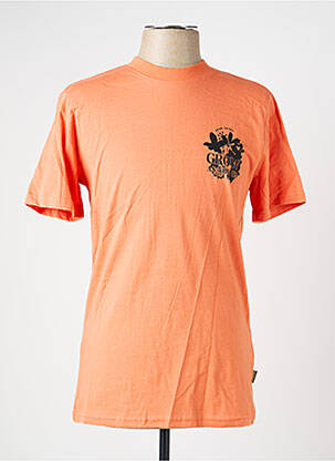 T-shirt coupe cintrée manches courtes orange BLEND homme