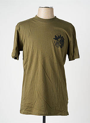 T-shirt coupe cintrée manches courtes vert BLEND homme
