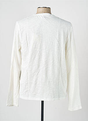 T-shirt col tunisien manches longues beige FREEMAN T.PORTER homme