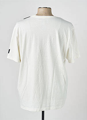 T-shirt coupe cintrée manches courtes beige ECOALF homme