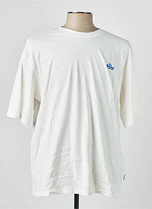T-shirt stretch manches courtes blanc BLEND homme