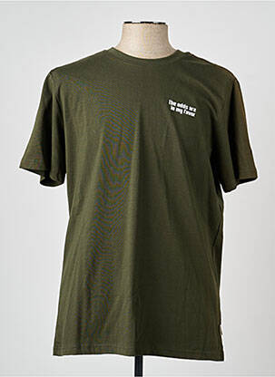 T-shirt coupe cintrée manches courtes vert BLEND homme