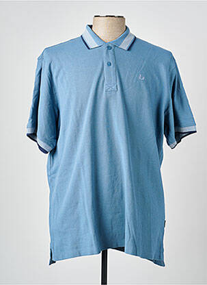 Polo stretch manches courtes bleu BLEND homme