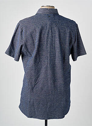 Chemise manches courtes coupe cintrée bleu PETROL INDUSTRIES homme