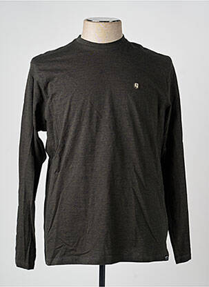 T-shirt coupe cintrée manches longues vert GARCIA homme
