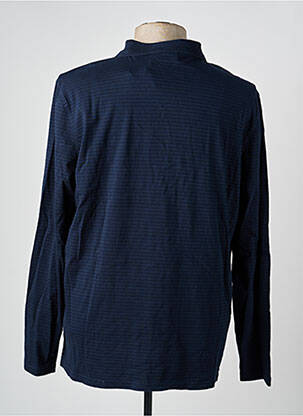 Polo manches longues manches longues bleu GARCIA homme