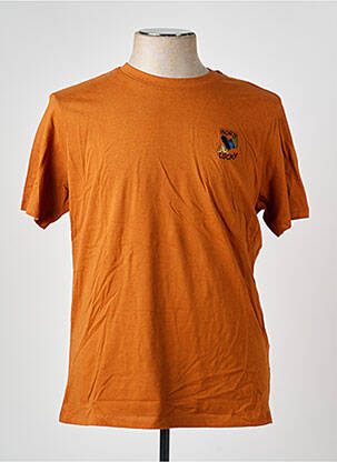 T-shirt broderie manches courtes orange BLEND homme